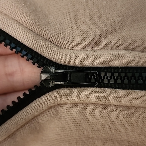 Trendy Queen Amazon 1/4 Zip Sweatshirt Khaki - Picture 9 of 12